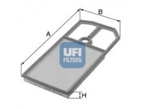 UFI 30.124.00 oro filtras 
 Filtrai -> Oro filtras
032129620C, 036129620C, 036129620F