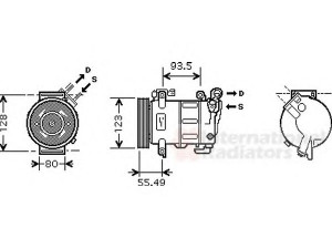 VAN WEZEL 0900K251 kompresorius, oro kondicionierius 
 Oro kondicionavimas -> Kompresorius/dalys
6453YQ