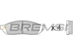 BREMSI BP2176 stabdžių trinkelių rinkinys, diskinis stabdys 
 Techninės priežiūros dalys -> Papildomas remontas
5521078, 5521078460, 5521085000
