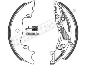 fri.tech. 1053.008 stabdžių trinkelių komplektas
402611001