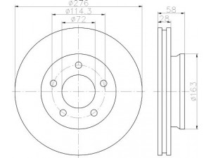 HELLA PAGID 8DD 355 110-841 stabdžių diskas 
 Stabdžių sistema -> Diskinis stabdys -> Stabdžių diskas
LB823325X, LB823325XA