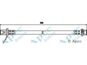 APEC braking HOS3547 stabdžių žarnelė 
 Stabdžių sistema -> Stabdžių žarnelės
9008094A66
