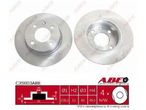 ABE C3S003ABE stabdžių diskas 
 Dviratė transporto priemonės -> Stabdžių sistema -> Stabdžių diskai / priedai
002 415 019, 6U0 615 301, 6U0615301