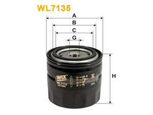 WIX FILTERS WL7135 alyvos filtras 
 Techninės priežiūros dalys -> Techninės priežiūros intervalai
OK40, 5951685, 5964796, 1498020