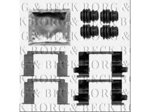 BORG & BECK BBK1520 priedų komplektas, diskinių stabdžių trinkelės 
 Stabdžių sistema -> Diskinis stabdys -> Stabdžių dalys/priedai