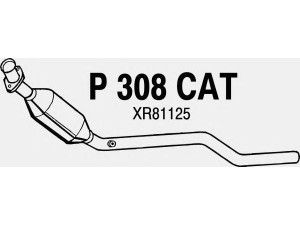 FENNO P308CAT katalizatoriaus keitiklis 
 Išmetimo sistema -> Katalizatoriaus keitiklis
BM90865H, XR81125