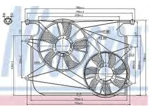 NISSENS 85610 ventiliatorius, radiatoriaus 
 Aušinimo sistema -> Oro aušinimas
96829535, 96829535, 96829535