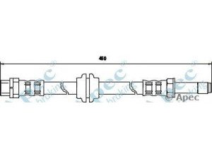 APEC braking HOS3095 stabdžių žarnelė 
 Stabdžių sistema -> Stabdžių žarnelės
34321164312, 34321165587, 34326766966