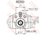 TRW BWD113 rato stabdžių cilindras 
 Stabdžių sistema -> Ratų cilindrai
1H0611053, 6Q0611053B, 6QE/611053/A/