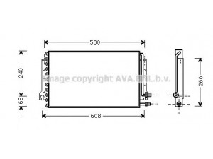 AVA QUALITY COOLING PR5024 kondensatorius, oro kondicionierius 
 Oro kondicionavimas -> Kondensatorius
94457301103, 94457301105