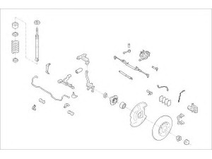 DELPHI MERC-05407-F rato pakaba 
 Ašies montavimas/vairavimo mechanizmas/ratai -> Prekių paieška pagal schemą