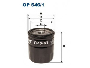 FILTRON OP546/1 alyvos filtras 
 Techninės priežiūros dalys -> Techninės priežiūros intervalai
1339125, 18075 16, 4M5Q-6714-DA