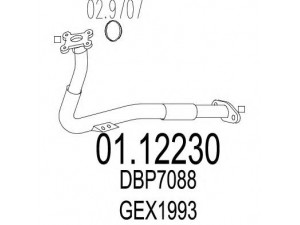 MTS 01.12230 išleidimo kolektorius 
 Išmetimo sistema -> Išmetimo vamzdžiai
DBP7088, DEP7088, GEX1993