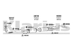 KLARIUS 361902E išmetimo sistema
