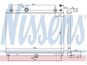 NISSENS 636009 radiatorius, variklio aušinimas 
 Aušinimo sistema -> Radiatorius/alyvos aušintuvas -> Radiatorius/dalys
1330X2, 1330X2