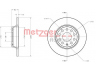 METZGER 6110046 stabdžių diskas 
 Dviratė transporto priemonės -> Stabdžių sistema -> Stabdžių diskai / priedai
1K0 615 601AD, 1K0 615 601M