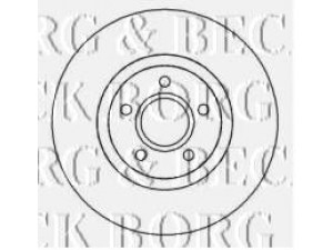 BORG & BECK BBD4452 stabdžių diskas 
 Stabdžių sistema -> Diskinis stabdys -> Stabdžių diskas
1223664, 1223666, 1253964, 1253965