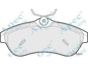 APEC braking PAD1250 stabdžių trinkelių rinkinys, diskinis stabdys 
 Techninės priežiūros dalys -> Papildomas remontas
425237, 425237