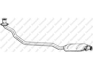 BOSAL 284-139 priekinis duslintuvas 
 Išmetimo sistema -> Duslintuvas
201 490 26 19