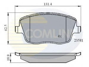 COMLINE CBP01147 stabdžių trinkelių rinkinys, diskinis stabdys 
 Techninės priežiūros dalys -> Papildomas remontas
6Q0698151A