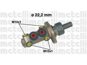 METELLI 05-0258 pagrindinis cilindras, stabdžiai 
 Stabdžių sistema -> Pagrindinis stabdžių cilindras
77 00 804 076
