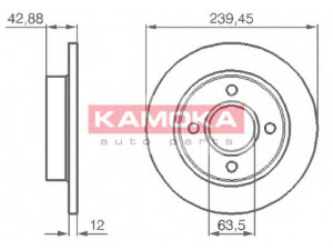 KAMOKA 1031690 stabdžių diskas 
 Dviratė transporto priemonės -> Stabdžių sistema -> Stabdžių diskai / priedai
1019598, 1112542, 1E03-33-251, 1E03-33-251A