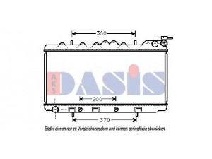 AKS DASIS 071830N radiatorius, variklio aušinimas 
 Aušinimo sistema -> Radiatorius/alyvos aušintuvas -> Radiatorius/dalys
2146059Y01