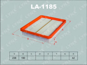 LYNXauto LA-1185 oro filtras 
 Techninės priežiūros dalys -> Techninės priežiūros intervalai
28113-37101, 28113-37101AT, 28113-37101