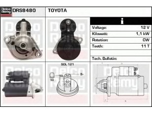DELCO REMY DRS8480 starteris 
 Elektros įranga -> Starterio sistema -> Starteris