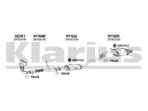 KLARIUS 450092U išmetimo sistema