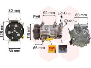 VAN WEZEL 0900K255 kompresorius, oro kondicionierius 
 Oro kondicionavimas -> Kompresorius/dalys
6453QJ, 6453QK, 6453WK, 6453WL