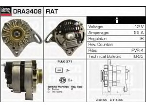DELCO REMY DRA3408 kintamosios srovės generatorius 
 Elektros įranga -> Kint. sr. generatorius/dalys -> Kintamosios srovės generatorius
46231658, 7713141