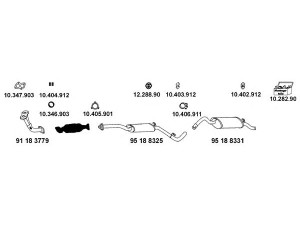 EBERSPÄCHER 10_21 išmetimo sistema 
 Išmetimo sistema -> Išmetimo sistema, visa