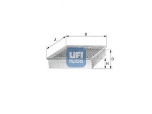 UFI 30.929.00 oro filtras 
 Techninės priežiūros dalys -> Techninės priežiūros intervalai
5022745, 6030940104