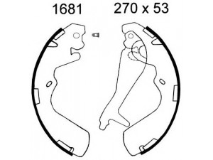 BSF 01681 stabdžių trinkelių komplektas 
 Techninės priežiūros dalys -> Papildomas remontas
583054AA00, 583054AA00