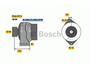 BOSCH 0 986 049 000 kintamosios srovės generatorius 
 Elektros įranga -> Kint. sr. generatorius/dalys -> Kintamosios srovės generatorius
12759595, 93169260, 93169269, 12759595