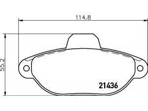 HELLA PAGID 8DB 355 019-161 stabdžių trinkelių rinkinys, diskinis stabdys 
 Techninės priežiūros dalys -> Papildomas remontas
5892737, 71737178, 71737179, 71769056