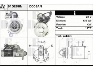 EDR 910286N starteris