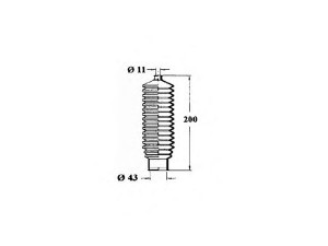 OCAP 1211208 gofruotoji membrana, vairavimas 
 Vairavimas -> Gofruotoji membrana/sandarinimai
406644