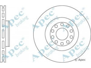 APEC braking DSK2631 stabdžių diskas 
 Dviratė transporto priemonės -> Stabdžių sistema -> Stabdžių diskai / priedai
4B3615301