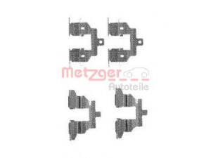 METZGER 109-1737 priedų komplektas, diskinių stabdžių trinkelės 
 Stabdžių sistema -> Diskinis stabdys -> Stabdžių dalys/priedai