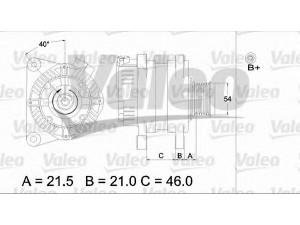 VALEO 437407 kintamosios srovės generatorius 
 Elektros įranga -> Kint. sr. generatorius/dalys -> Kintamosios srovės generatorius
5702C2, 5705AG, 5702C2, 5705-AG