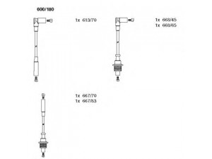 BREMI 600/180 uždegimo laido komplektas 
 Kibirkšties / kaitinamasis uždegimas -> Uždegimo laidai/jungtys
95659598, 5967.E5, 5967.H5, 5967.K4