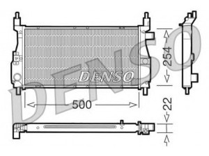 DENSO DRM24003 radiatorius, variklio aušinimas 
 Aušinimo sistema -> Radiatorius/alyvos aušintuvas -> Radiatorius/dalys
GRD147, PCC10299