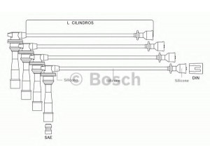 BOSCH F 000 99C 112 uždegimo laido komplektas 
 Kibirkšties / kaitinamasis uždegimas -> Uždegimo laidai/jungtys
2750133A00, 27501 33A00