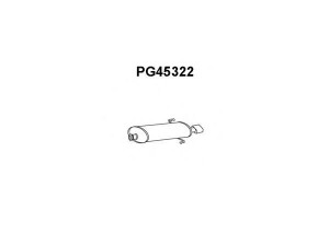 VENEPORTE PG45322 galinis duslintuvas 
 Išmetimo sistema -> Duslintuvas
1726E2, 1726FK, 1726FP, 1726M0