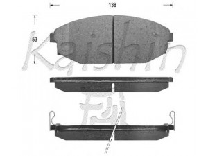 KAISHIN FK11151 stabdžių trinkelių rinkinys, diskinis stabdys 
 Techninės priežiūros dalys -> Papildomas remontas
0K9A02628Z