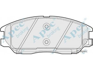 APEC braking PAD1507 stabdžių trinkelių rinkinys, diskinis stabdys 
 Techninės priežiūros dalys -> Papildomas remontas
3FA1058101, 3FA1058101, 3FA1058101