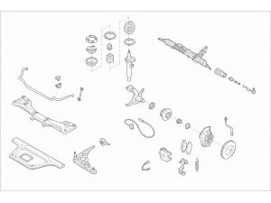 ZF Parts BMW-3CAB-FZ004 vairavimo mechanizmas; rato pakaba 
 Ašies montavimas/vairavimo mechanizmas/ratai -> Prekių paieška pagal schemą