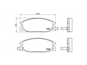 BREMBO P 59 015 stabdžių trinkelių rinkinys, diskinis stabdys 
 Techninės priežiūros dalys -> Papildomas remontas
8944611550, 8944832200, 8944832201